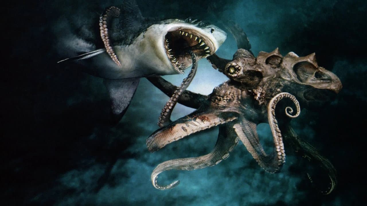 Megatiburón contra pulpo gigante
