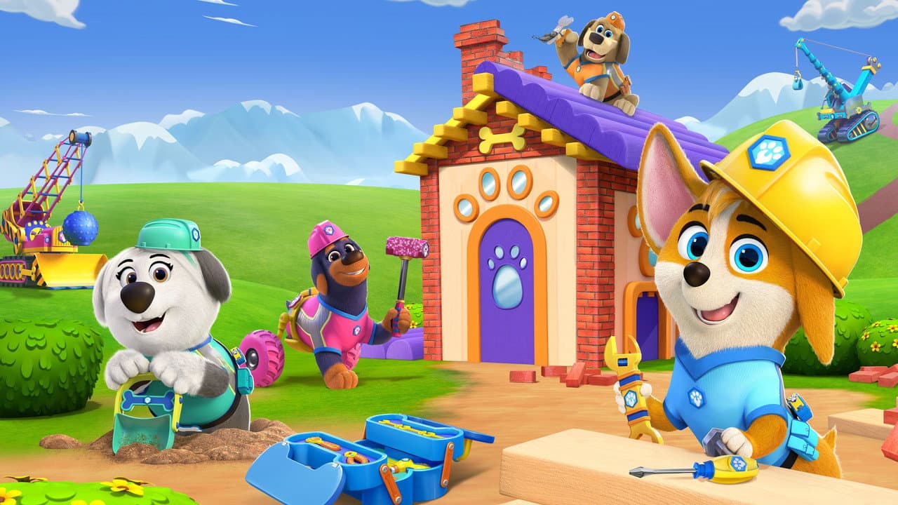 Cachorros a la obra