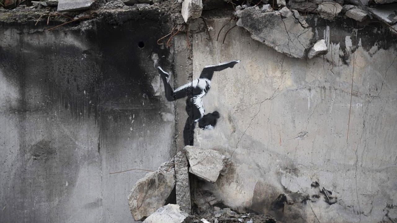 Arte vs. Guerra – Banksy e C215 a Borodyanka