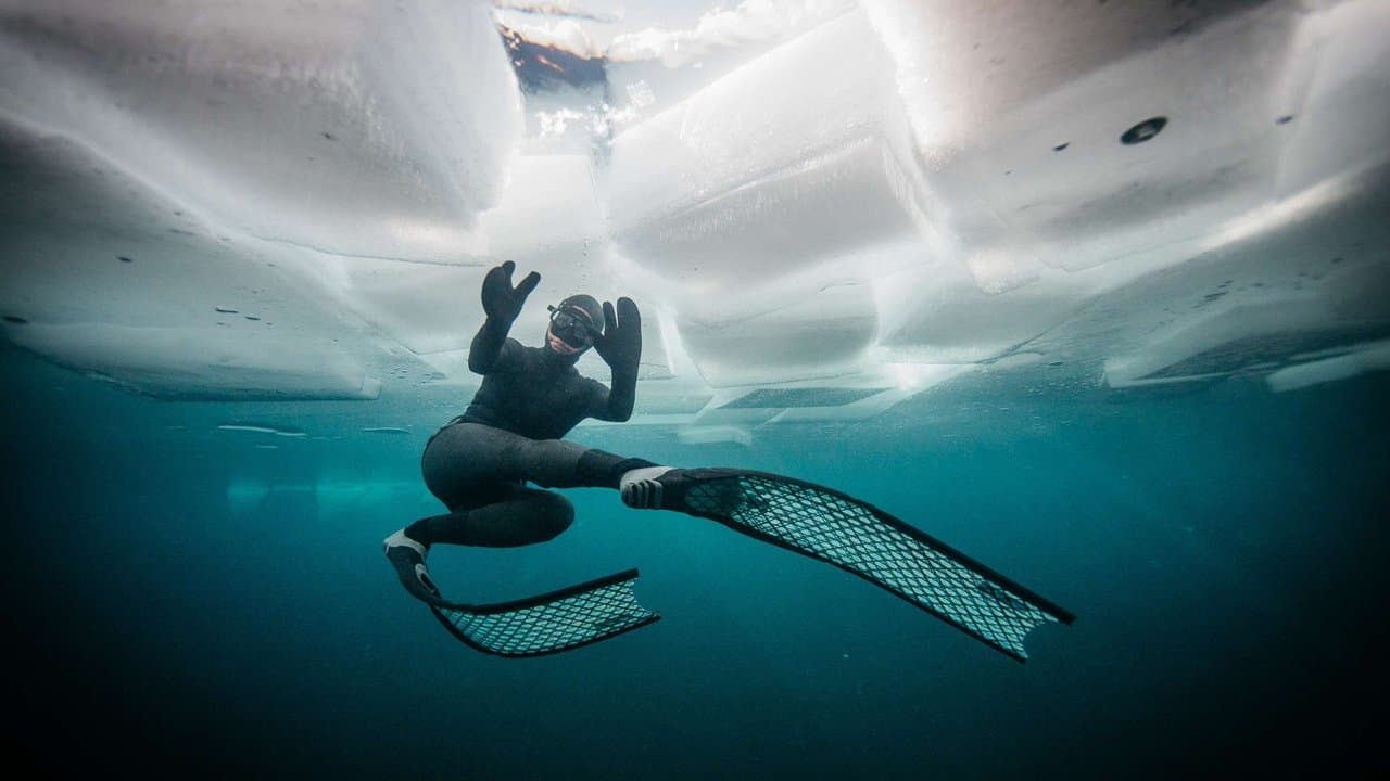 Apnea bajo hielo: La reina de las profundidades