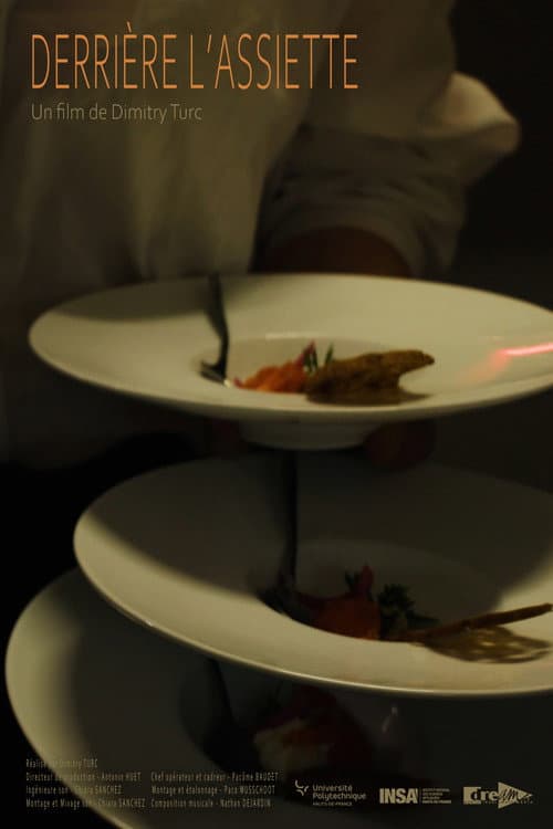 Derrière l'assiette