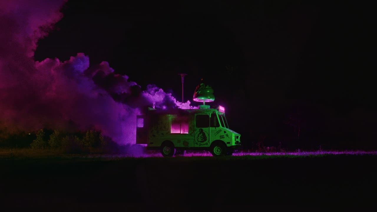 Vi el brillo del televisor